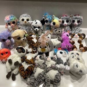TY Plush Animal Toy Set - 21 dolls